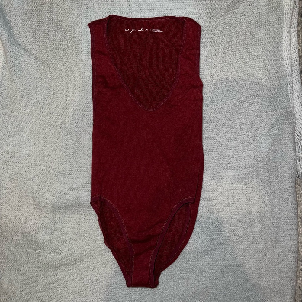 Red Urban Outfitters / Out From Under Bodysuit